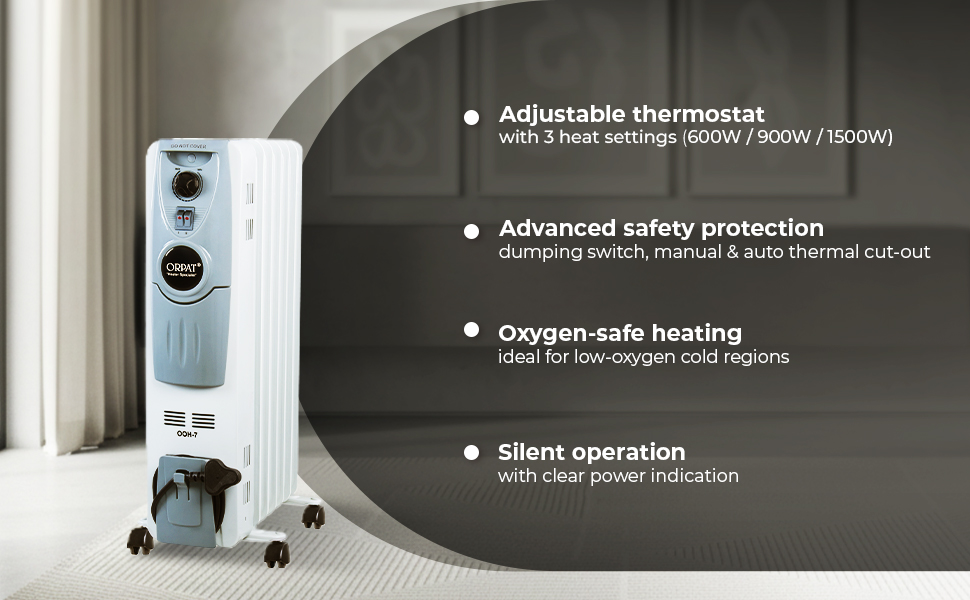 Climate Control Oil Heaters OOH-7-2