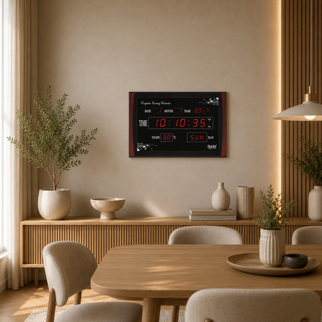 Digital-Calendar-Wall-Clock-–-DC-017-PC-–-mahogany