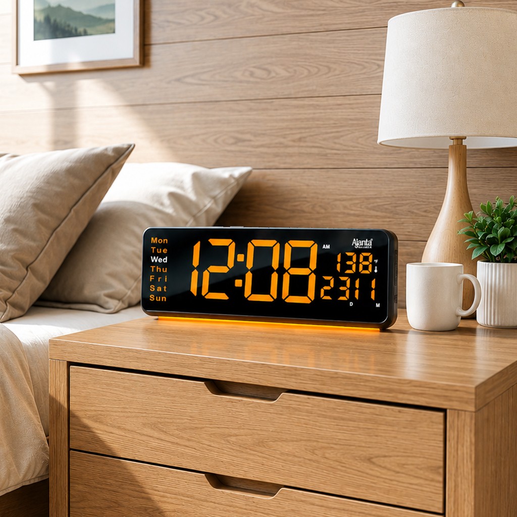 Digital-Calendar-Wall-Clock-–-DC-187-MC-–-ORANGE