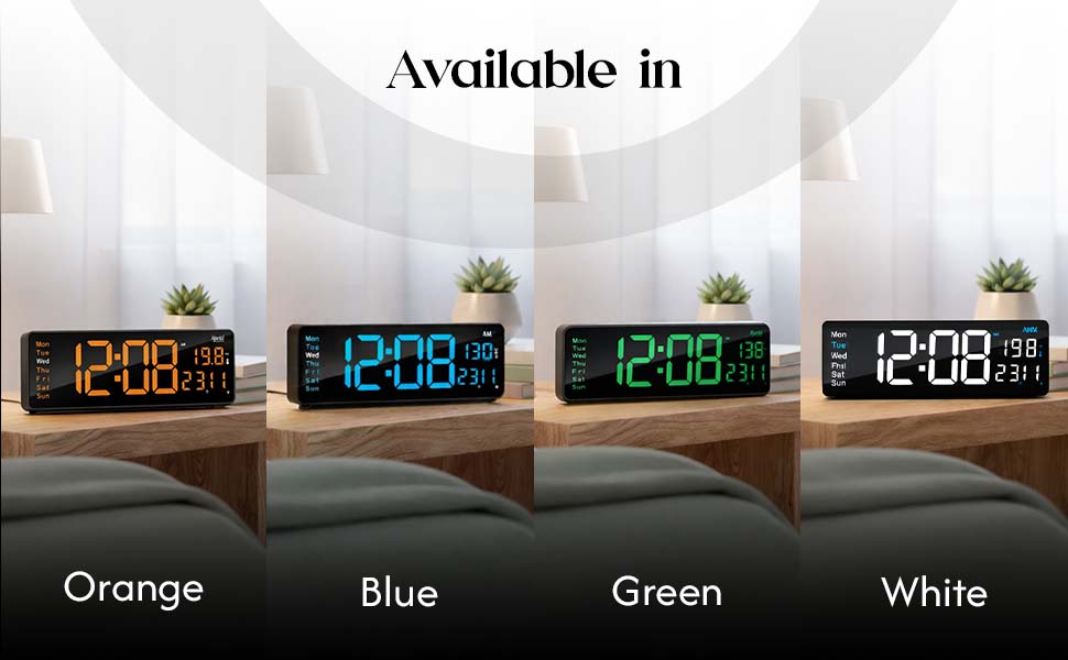 Digital Calendar Wall Clock – DC-187 MC_03