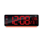 Digital Calendar Wall Clock – DC-187 - RED