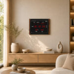 Digital Calendar Wall Clock -DC 037 MC GREEN - Image 2