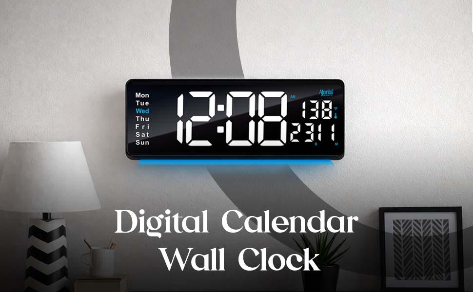 JDL LED CLOCK② DC-187 MC-ORANGE