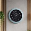 Wall Clock - Designer Clock  - 2587 - Teal Blue - Image 2