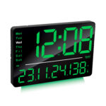 Digital Calendar Wall Clock – DC-207 MC - GREEN - Image 5