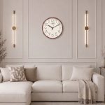 Wall Clock - Designer Clock  - 1497 - CENTURY BROWN