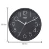 Wall Clock - Designer Clock  -1497 - BLACK - Image 3