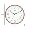 Wall Clock - Designer Clock  - 1497 - CENTURY BROWN - Image 3