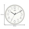Wall Clock - Designer Clock  - 1497 - FOSSIL GREY - Image 3