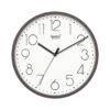 Wall Clock - Designer Clock  - 1497 - SLATE BROWN