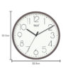 Wall Clock - Designer Clock  - 1497 - SLATE BROWN - Image 3