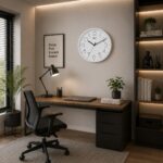 Wall Clock – Designer Clock – 1497 – WHITE (1)