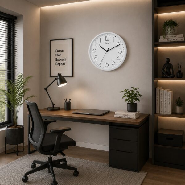 Wall Clock – Designer Clock – 1497 – WHITE (1)