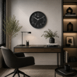 Wall Clock – Designer Clock -1497 – BLACK (1)