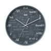 Wall Clock - Home Decore Series Clocks - 10077  - 555 Grey