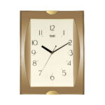 Wall Clock - fancy  Clock  -1047 -Golden