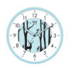 Wall Clock - Night Glow Clocks - 1417 - Light Blue