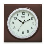 Wall Clock - Simple Clock  -1977- Brown