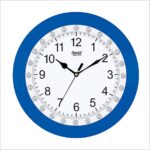Wall Clock - Simple Clock  - 1987 - Blue