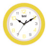 Wall Clock - Simple Clock - 2147 - Yellow