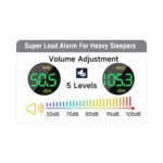 Wall Clock - Digital Clock - Digital Alarm Clock  - DA-155 - White - Image 5