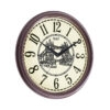 Wall Clock - Home Decore Series Clocks  - 9147  - Oak Wood Black - Image 4