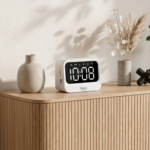 Digital Alarm Clock – DA-160- White