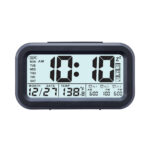 Wall Clock - Desktop Display - LCD Clock - Calendar Clock  - LCD 150 - BLACK