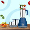 Kitchen Hive 650W Mixer Grinder Dark Blue with Free Hand Blender HHB-177E WOS - Violet - Image 3