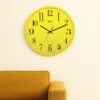 Wall Clock - Designer Clock -2397 -Yellow