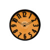 Wall Clock - Designer Clock  -2647 -Orange - Image 3
