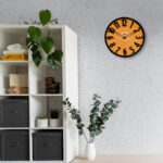Wall Clock - Designer Clock  -2647 -Orange