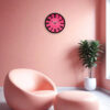 Wall Clock - Designer Clock  -2647 -Pink