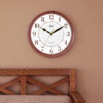 Wall Clock -Designer Clock  -4047 -Oak Wood