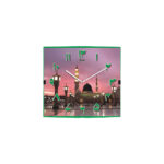 Wall Clock -Designer Clock  757PD -Green