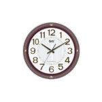 Wall Clock - Designer Clock  - 9187 - Brown