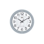 Wall Clock -Designer Clock  9187 -Silver