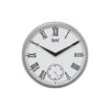 Wall Clock - Home Decore Clock  -2837 Silver