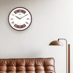 Wall Clock - Home Decore Clock  -3087 R Brown
