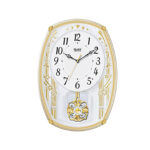 Wall Clock - Musical Pendulam Clock  -4927 Golden