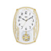Wall Clock - Musical Pendulam Clock  -4927 Pearl White