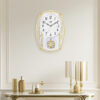 Wall Clock - Musical Pendulam Clock -4927 Pearl White