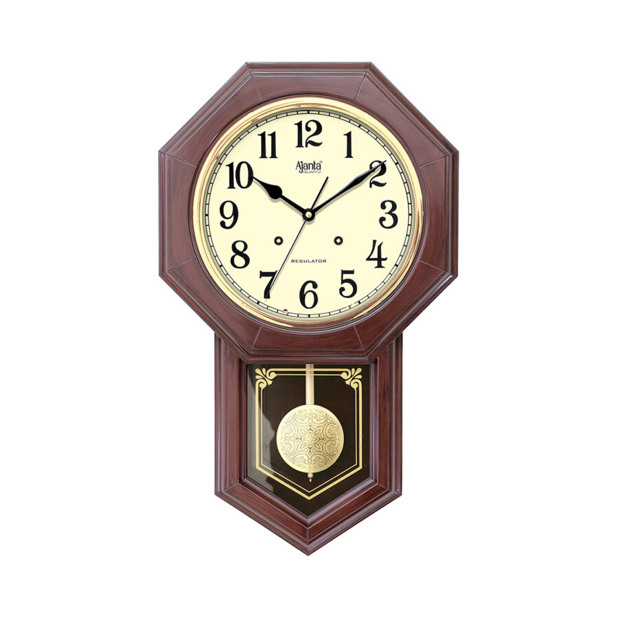 Wall Clock - Musical Pendulam Clock -6027 Oak Wood - Orpat Group