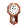 Wall Clock - Musical Pendulam Clock  -6027 Teak Wood