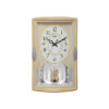 Wall Clock - Musical Pendulam Clock  -6127 Ivory