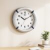 Wall Clock - Simple Clock  - 1297 - Silver - Image 2