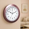 Wall Clock - Simple Clock  - 1987 - Brown - Image 2