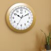 Wall Clock - Simple Clock  - 1987 - Golden - Image 2