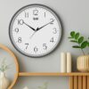 Wall Clock - Simple Clock  -497 -White - Image 2