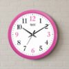 Wall Clock - Simple Clock  - 5057 - Royal Pink - Image 2